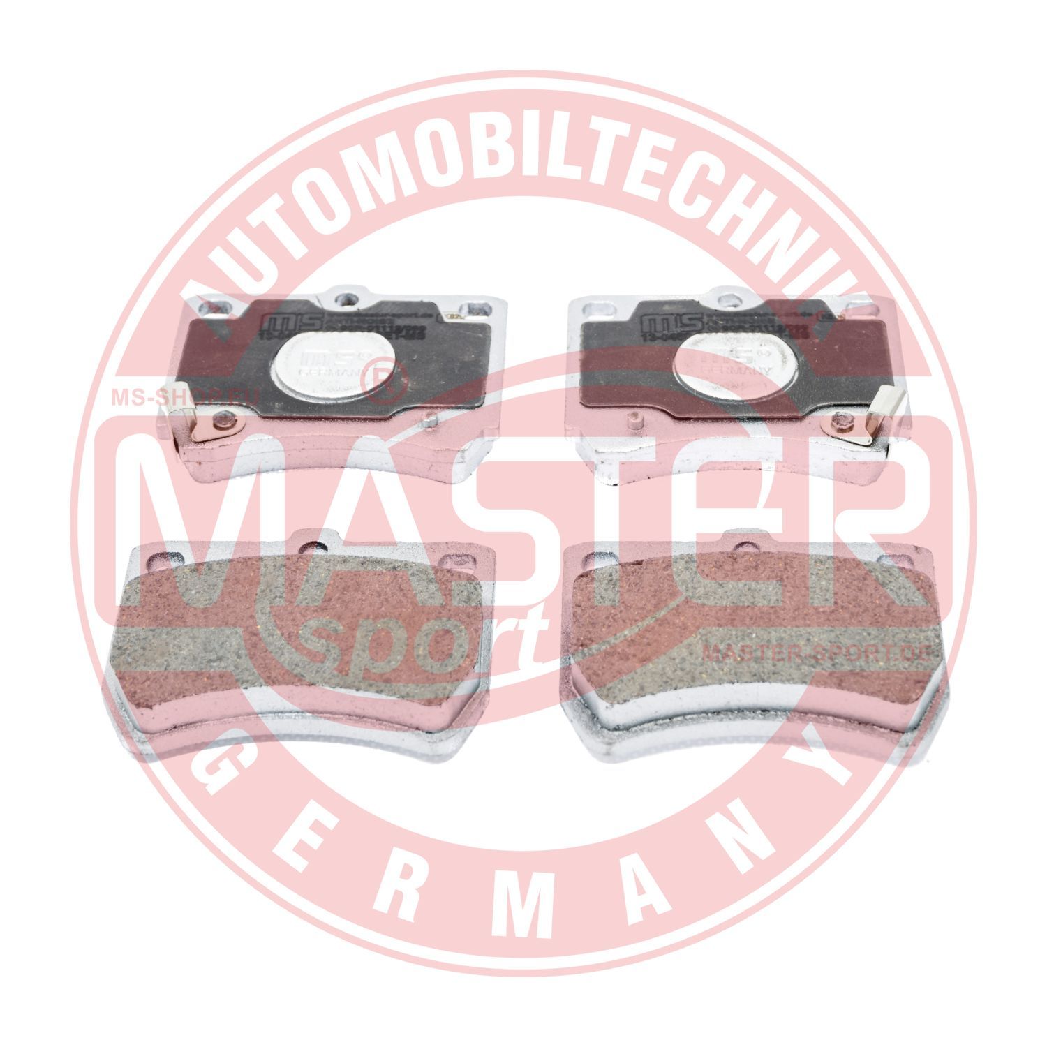 Obrázok Sada brzdových platničiek kotúčovej brzdy MASTER-SPORT GERMANY Premium Ceramic 13046059702KSETMS