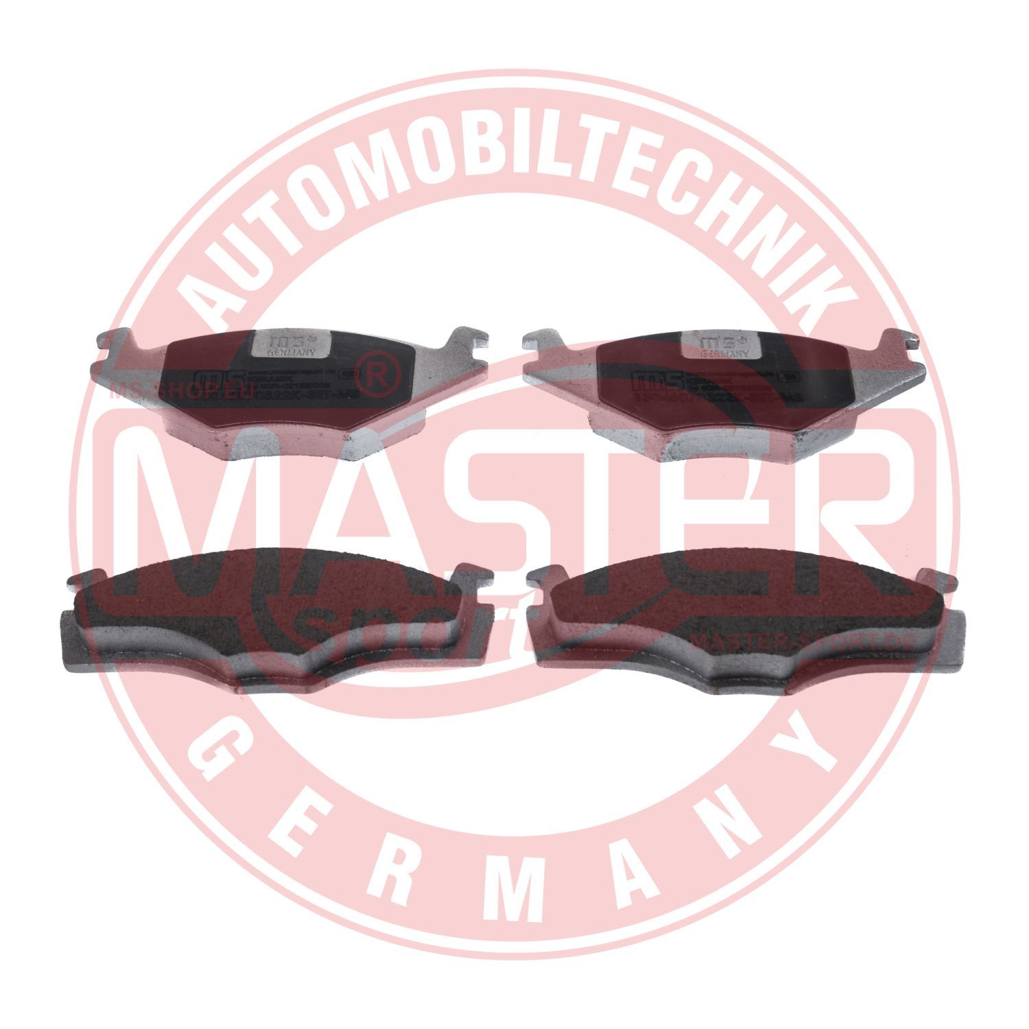 Obrázok Sada brzdových platničiek kotúčovej brzdy MASTER-SPORT GERMANY Premium Ceramic 13046070322KSETMS