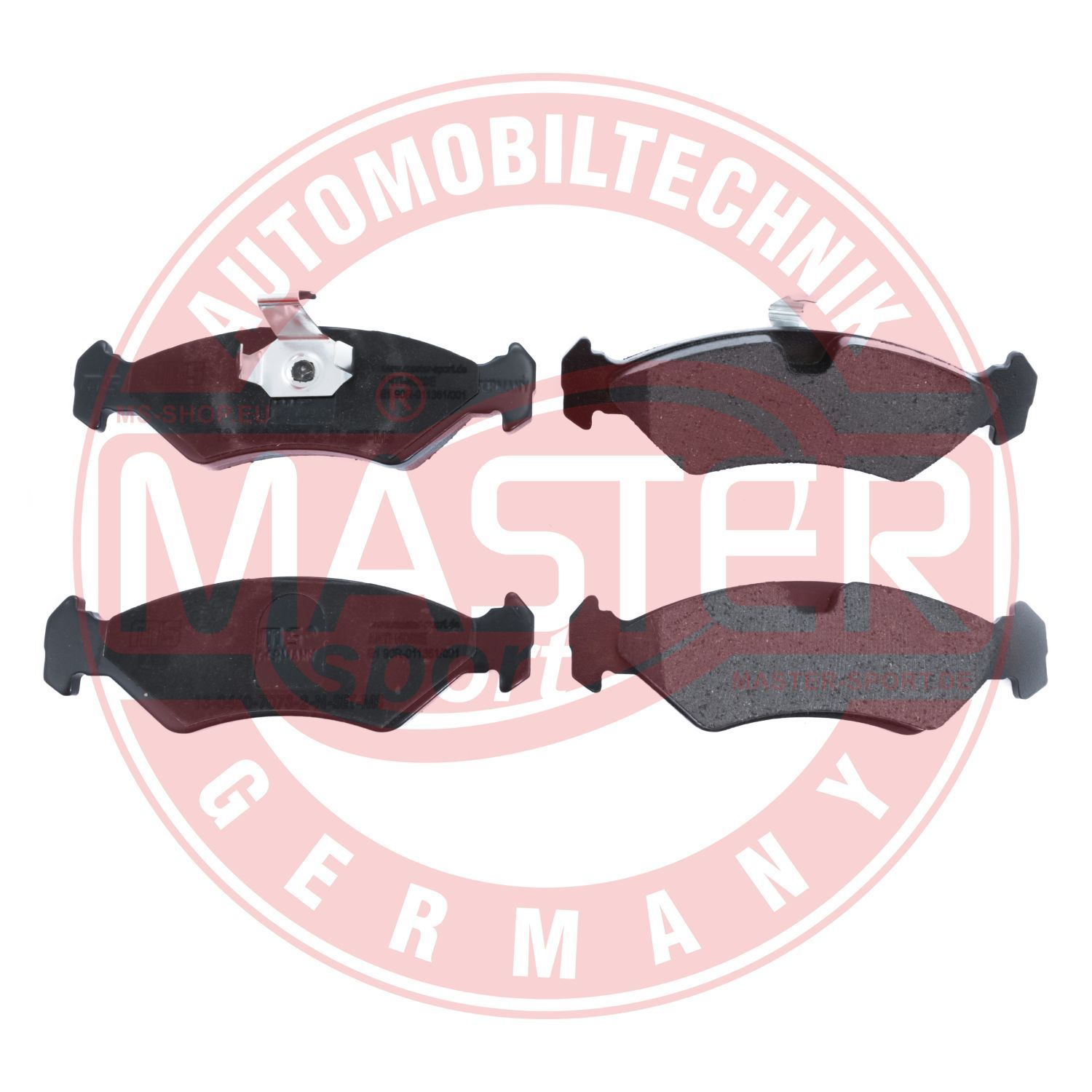 Obrázok Sada brzdových platničiek kotúčovej brzdy MASTER-SPORT GERMANY Premium 13046070732NSETMS