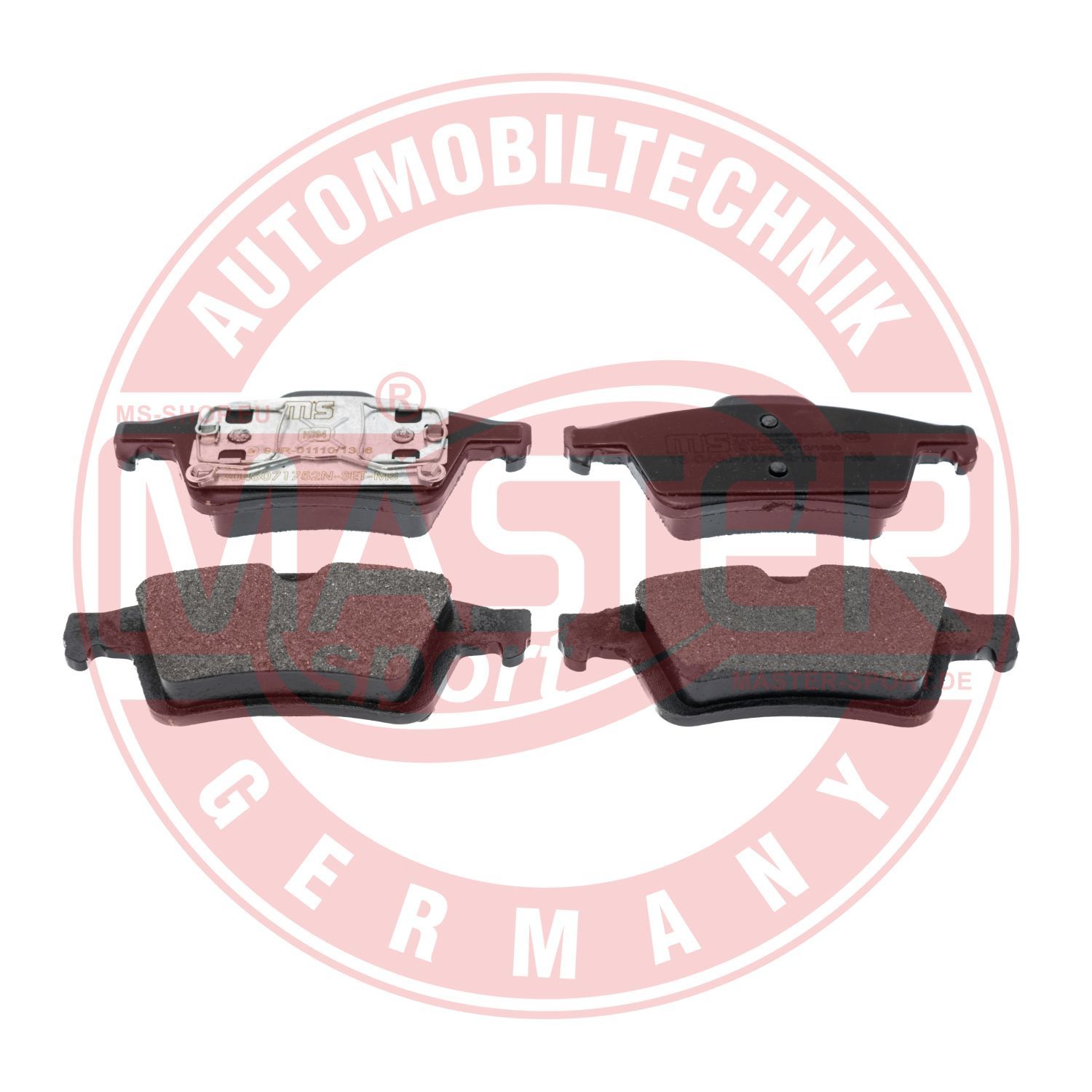 Obrázok Sada brzdových platničiek kotúčovej brzdy MASTER-SPORT GERMANY Premium 13046071752NSETMS