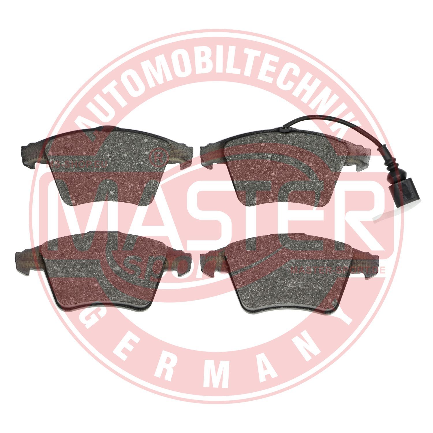 Obrázok Sada brzdových platničiek kotúčovej brzdy MASTER-SPORT GERMANY Premium 13046071922NSETMS