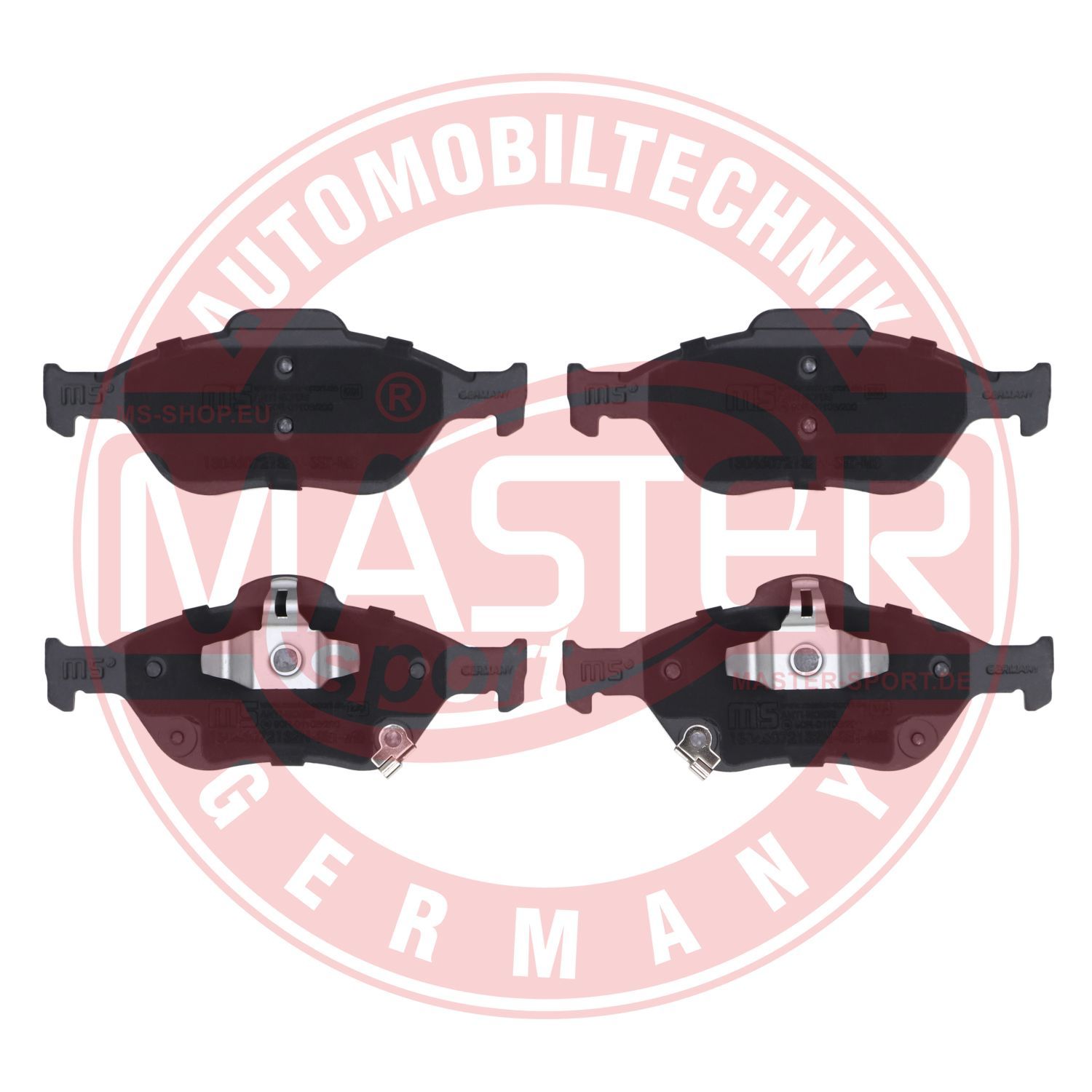 Obrázok Sada brzdových platničiek kotúčovej brzdy MASTER-SPORT GERMANY Premium 13046072132NSETMS