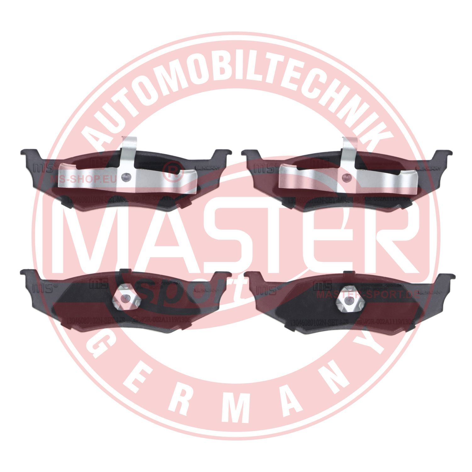 Obrázok Sada brzdových platničiek kotúčovej brzdy MASTER-SPORT GERMANY Premium 13046080102NSETMS