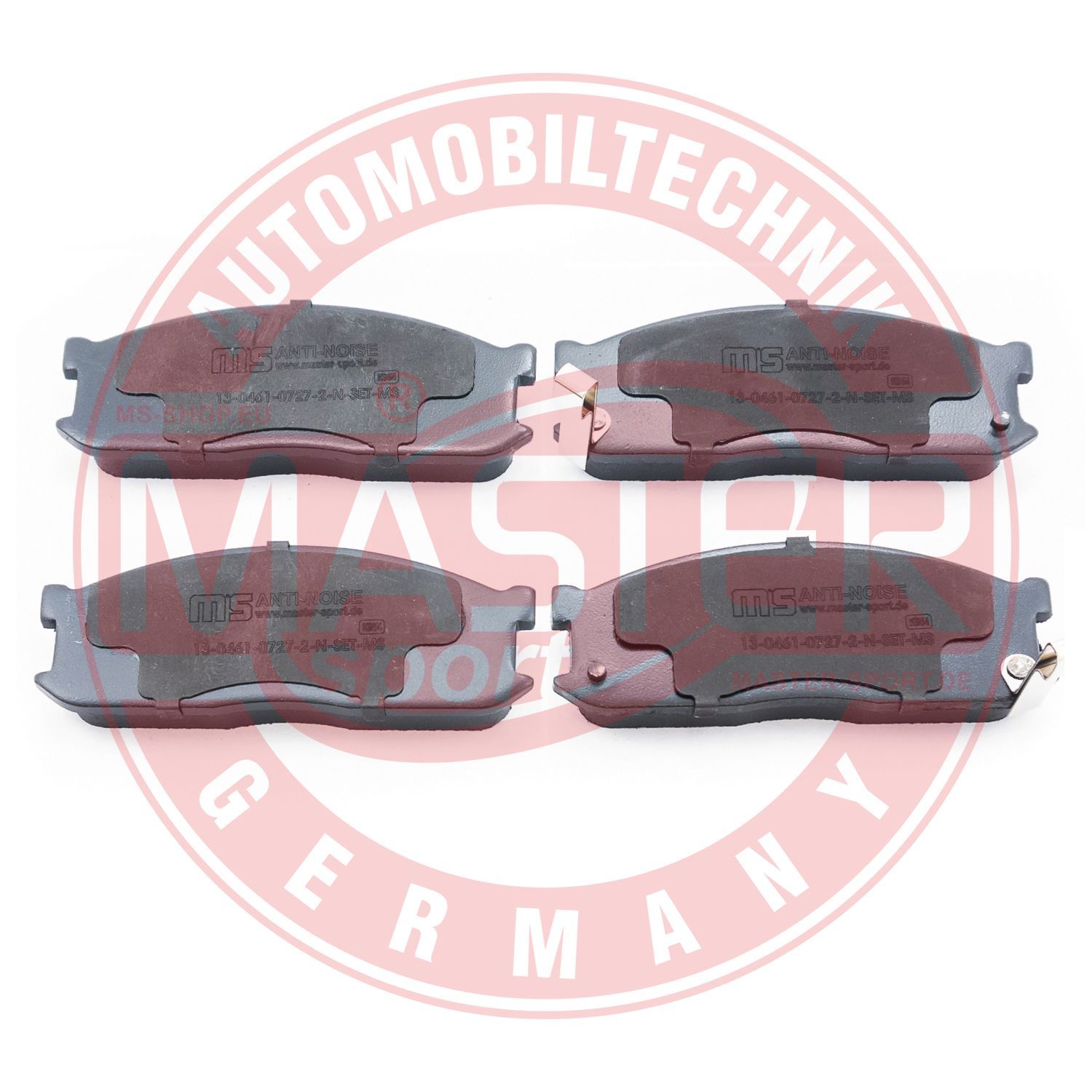 Obrázok Sada brzdových platničiek kotúčovej brzdy MASTER-SPORT GERMANY Premium 13046107272NSETMS