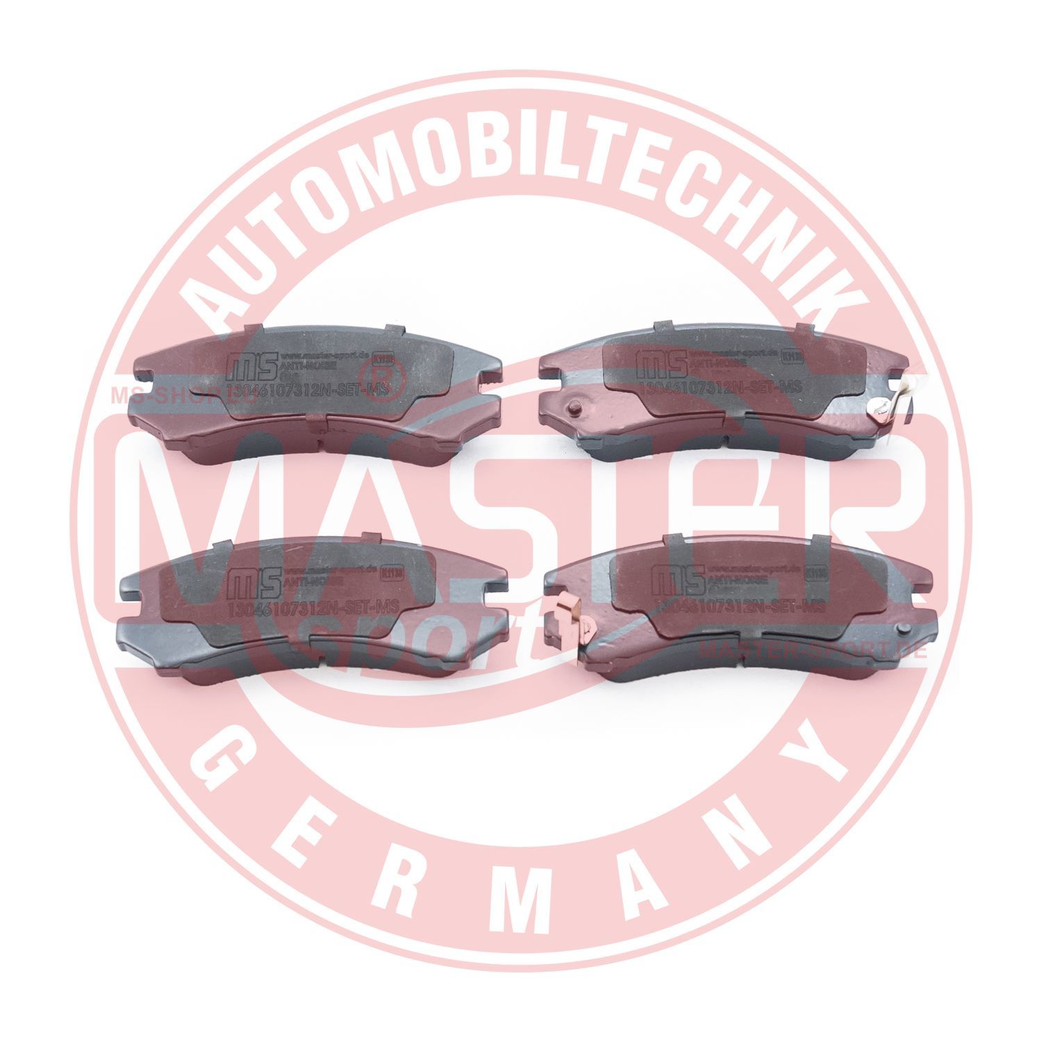 Obrázok Sada brzdových platničiek kotúčovej brzdy MASTER-SPORT GERMANY Premium 13046107312NSETMS