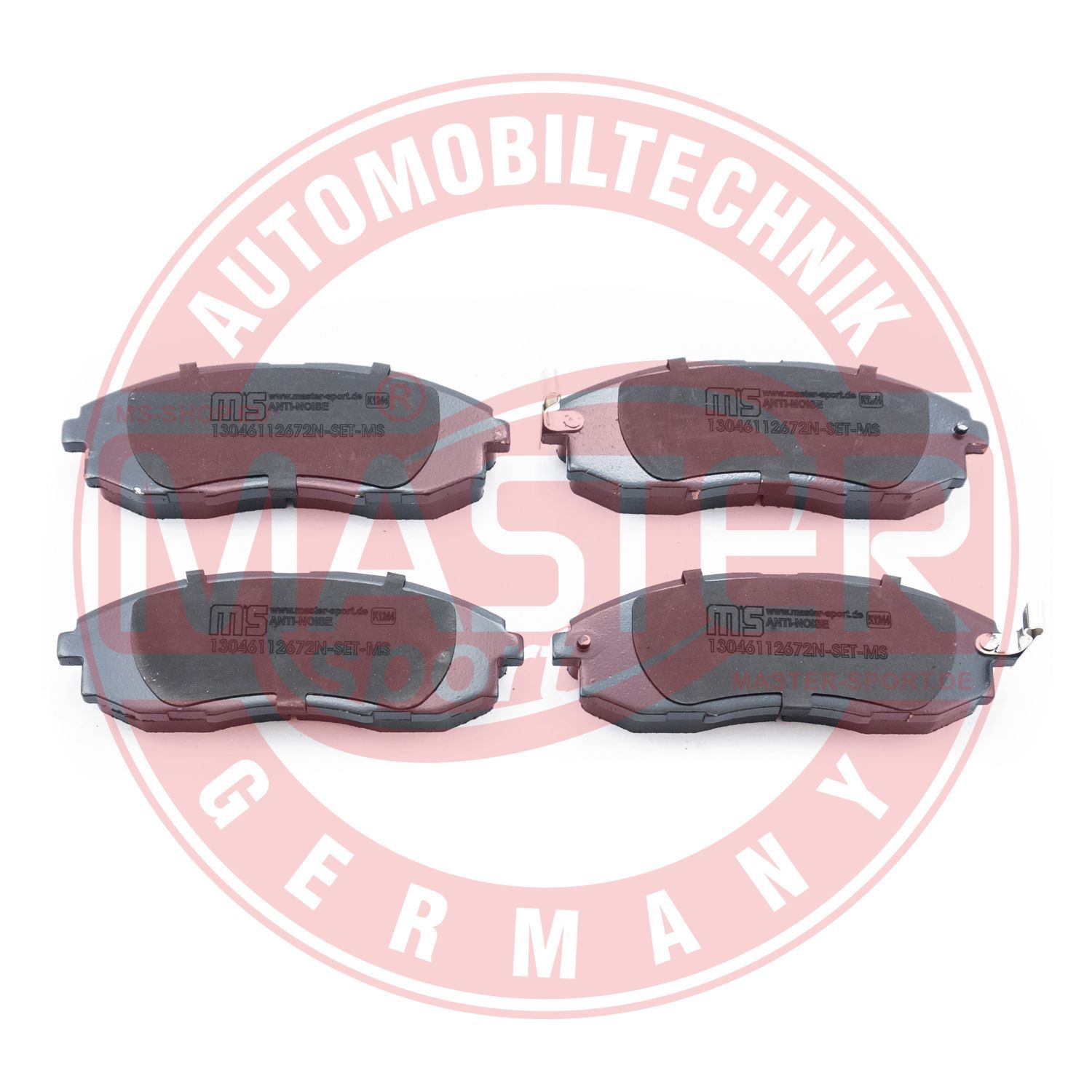 Obrázok Sada brzdových platničiek kotúčovej brzdy MASTER-SPORT GERMANY Premium 13046112672NSETMS