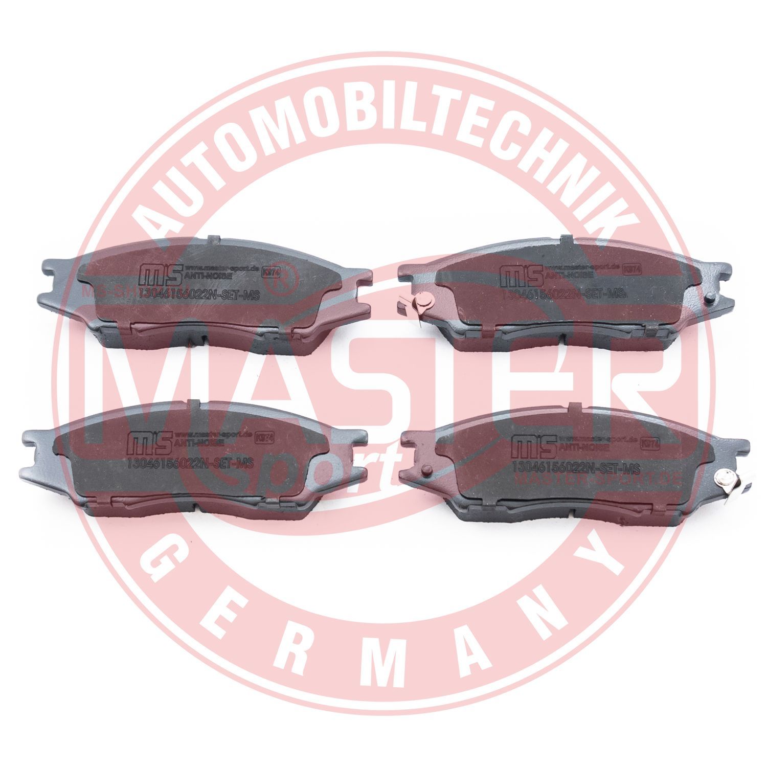 Obrázok Sada brzdových platničiek kotúčovej brzdy MASTER-SPORT GERMANY Premium 13046156022NSETMS