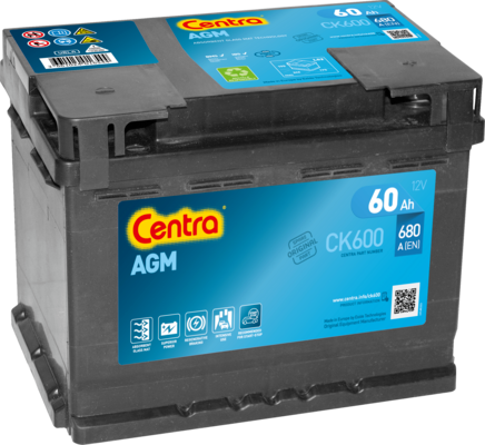 Obrázok Batéria CENTRA  AGM CK600