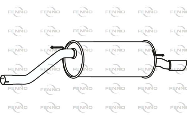 Obrázok Koncový tlmič výfuku FENNO  P10008