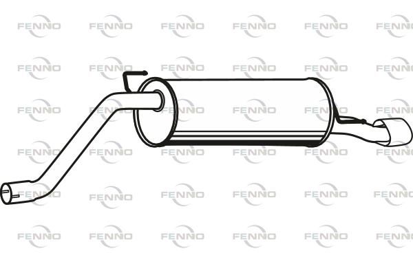 Obrázok Koncový tlmič výfuku FENNO  P10016