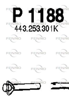 Obrázok Výfukové potrubie FENNO  P1188