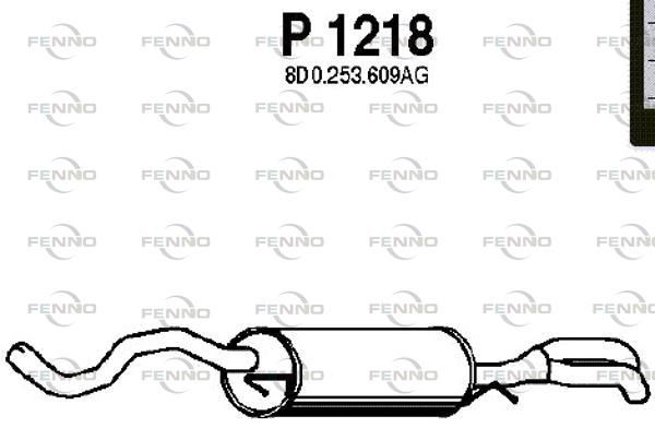 Obrázok Koncový tlmič výfuku FENNO  P1218