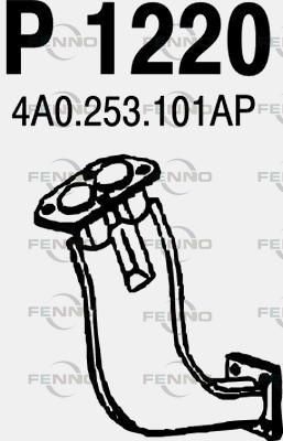 Obrázok Výfukové potrubie FENNO  P1220