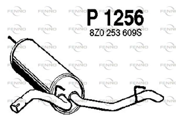 Obrázok Koncový tlmič výfuku FENNO  P1256