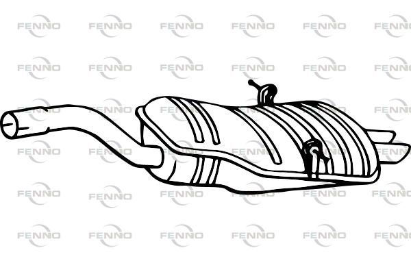 Obrázok Koncový tlmič výfuku FENNO  P1575