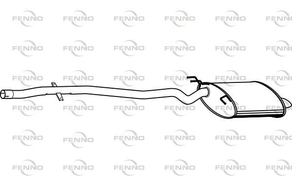 Obrázok Koncový tlmič výfuku FENNO  P1579