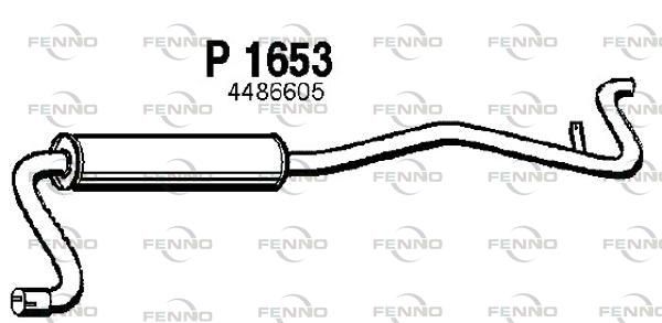 Obrázok Koncový tlmič výfuku FENNO  P1653
