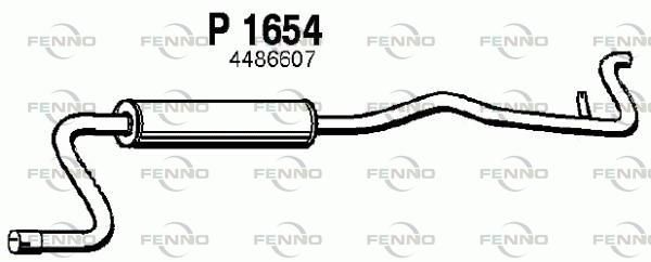 Obrázok Koncový tlmič výfuku FENNO  P1654