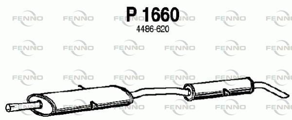Obrázok Koncový tlmič výfuku FENNO  P1660