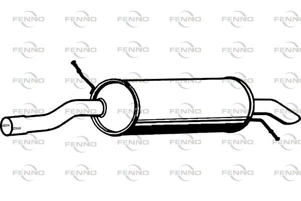 Obrázok Koncový tlmič výfuku FENNO  P1837
