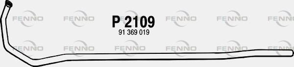 Obrázok Výfukové potrubie FENNO  P2109