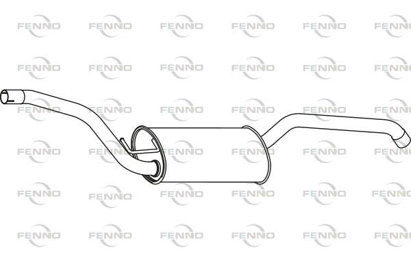 Obrázok Koncový tlmič výfuku FENNO  P23030