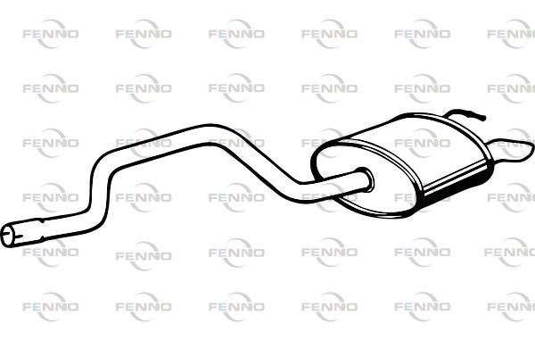 Obrázok Koncový tlmič výfuku FENNO  P2353