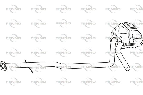 Obrázok Koncový tlmič výfuku FENNO  P30600