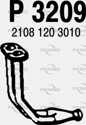 Obrázok Výfukové potrubie FENNO  P3209