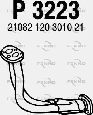 Obrázok Výfukové potrubie FENNO  P3223