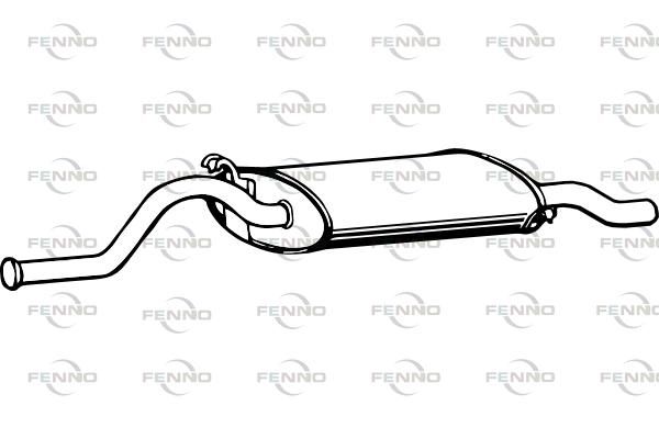Obrázok Koncový tlmič výfuku FENNO  P3243