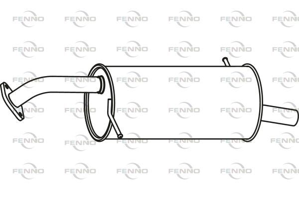Obrázok Koncový tlmič výfuku FENNO  P34002