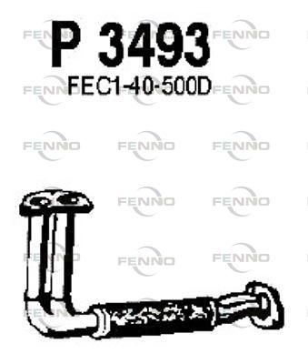 Obrázok Výfukové potrubie FENNO  P3493