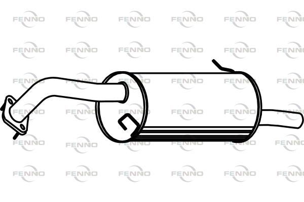 Obrázok Koncový tlmič výfuku FENNO  P3532
