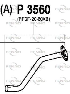 Obrázok Výfukové potrubie FENNO  P3560