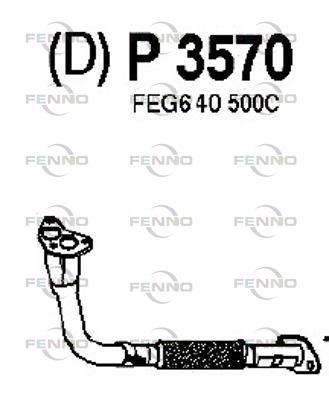 Obrázok Výfukové potrubie FENNO  P3570