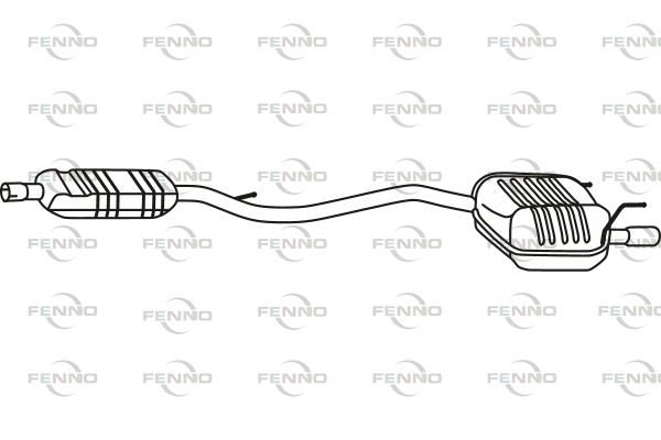 Obrázok Koncový tlmič výfuku FENNO  P36005