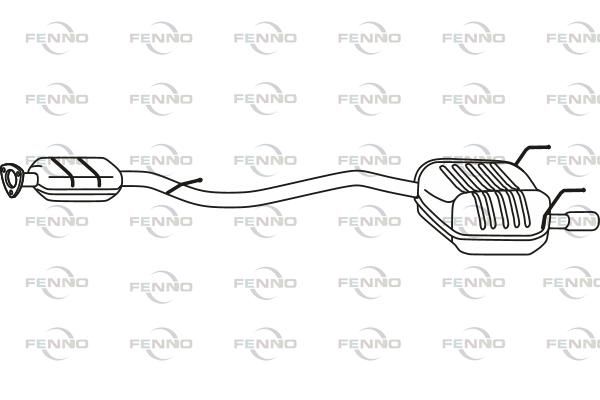 Obrázok Koncový tlmič výfuku FENNO  P36007