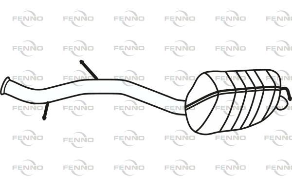 Obrázok Koncový tlmič výfuku FENNO  P36050