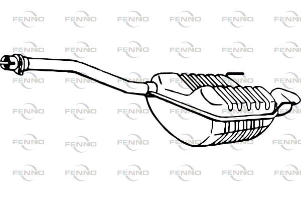 Obrázok Koncový tlmič výfuku FENNO  P3671