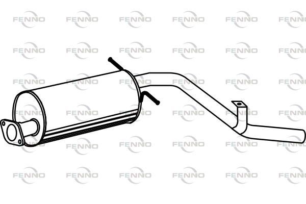 Obrázok Koncový tlmič výfuku FENNO  P4054