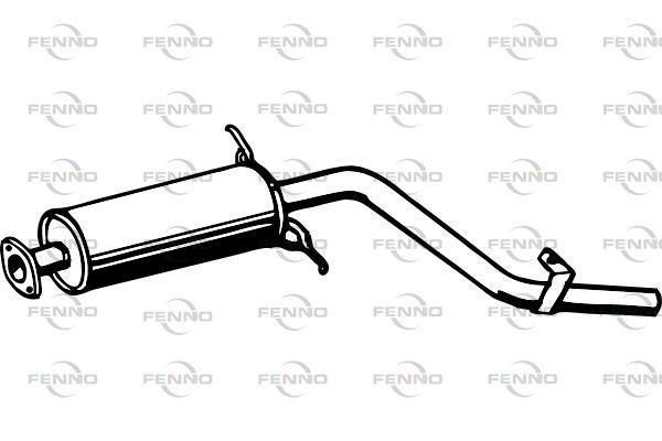 Obrázok Koncový tlmič výfuku FENNO  P4163