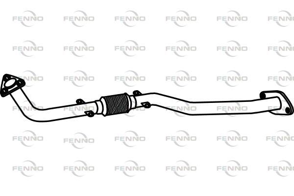 Obrázok Výfukové potrubie FENNO  P4208