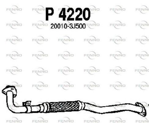 Obrázok Výfukové potrubie FENNO  P4220