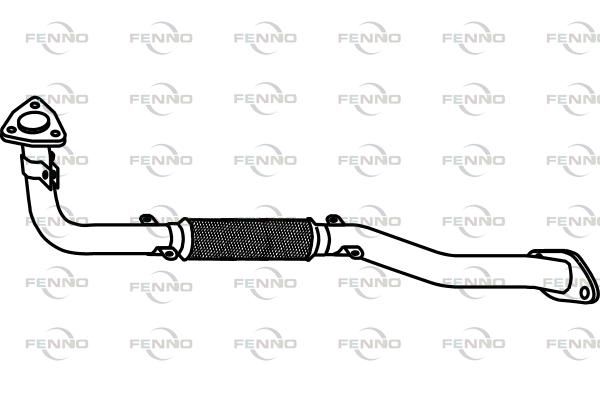 Obrázok Výfukové potrubie FENNO  P4241