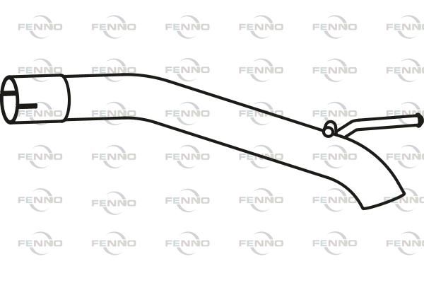 Obrázok Výfukové potrubie FENNO  P43026