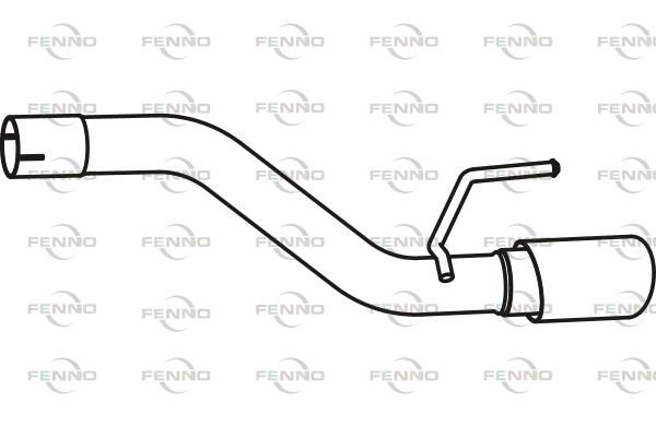Obrázok Výfukové potrubie FENNO  P43027