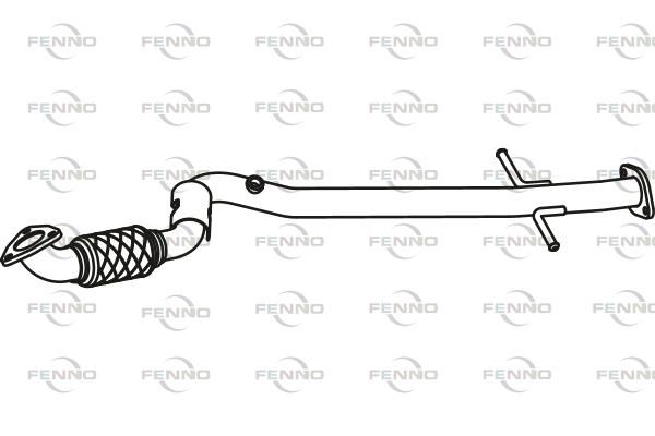 Obrázok Výfukové potrubie FENNO  P43070
