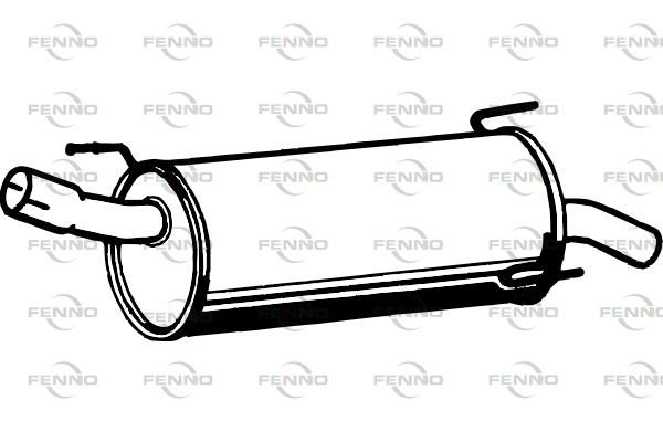 Obrázok Koncový tlmič výfuku FENNO  P4595