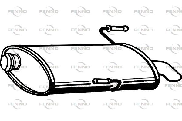 Obrázok Koncový tlmič výfuku FENNO  P4823
